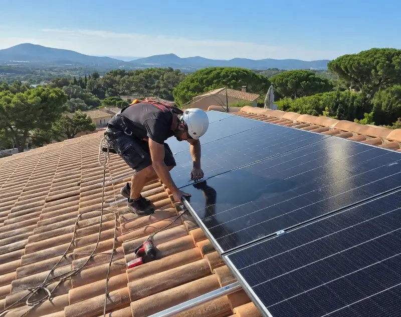 Installateur panneaux solaires Gagnières — pose photovoltaïque sur toiture