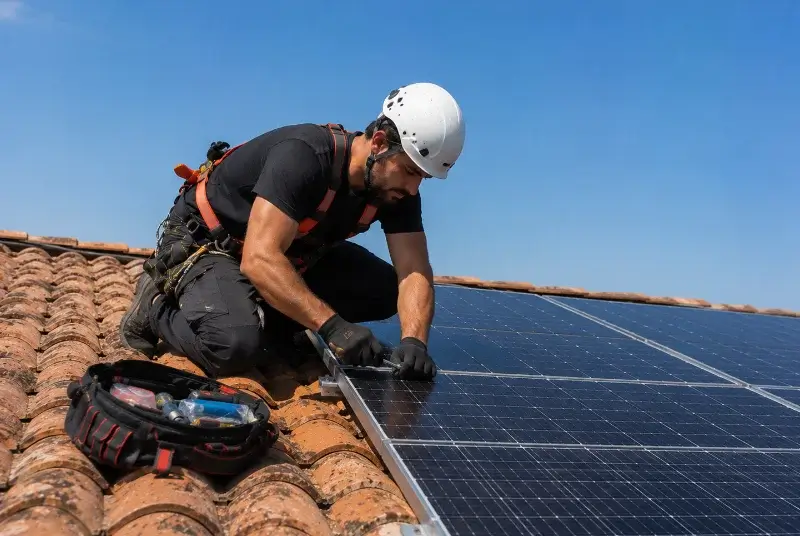 Maintenance et monitoring de panneaux solaires à Gagnières