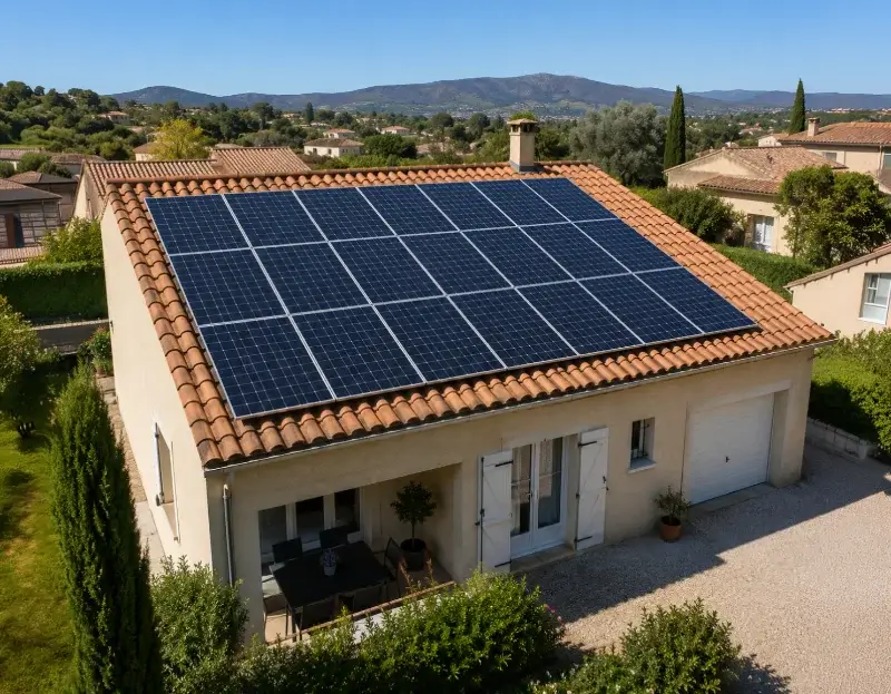 Prime à l'autoconsommation panneaux solaires Gagnières — aide financière de l'État